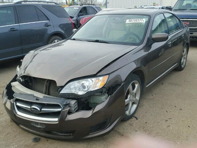 4S3BL616797225610 - 2009 SUBARU LEGACY 2.5 BROWN photo 2