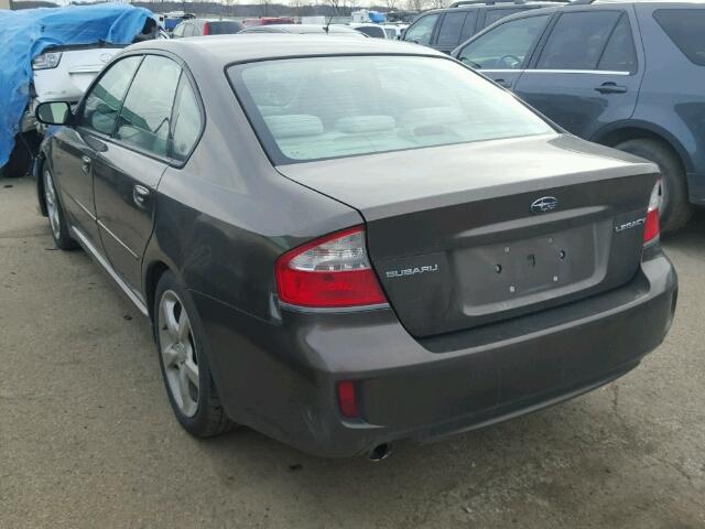 4S3BL616797225610 - 2009 SUBARU LEGACY 2.5 BROWN photo 3