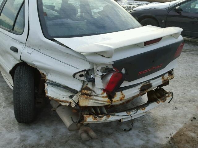 1G2JB5244Y7269069 - 2000 PONTIAC SUNFIRE SE WHITE photo 9