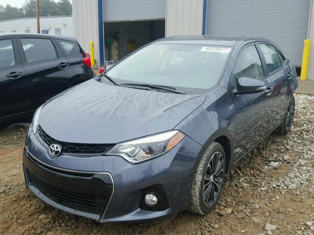 5YFBURHE2GP530861 - 2016 TOYOTA COROLLA L GRAY photo 2