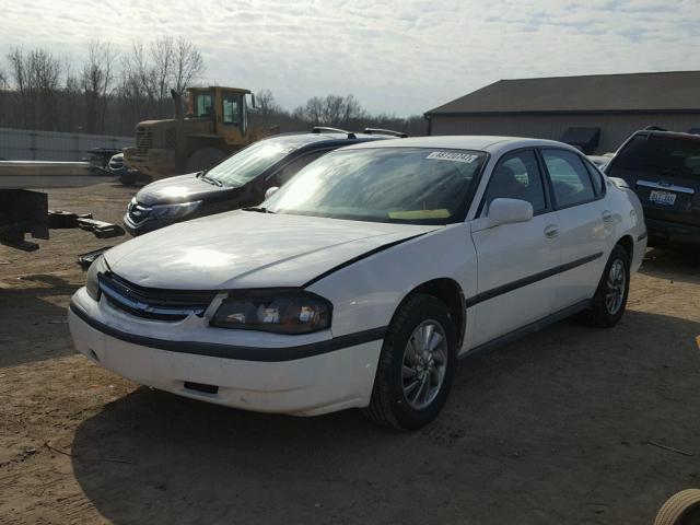 2G1WF52E049453148 - 2004 CHEVROLET IMPALA WHITE photo 2