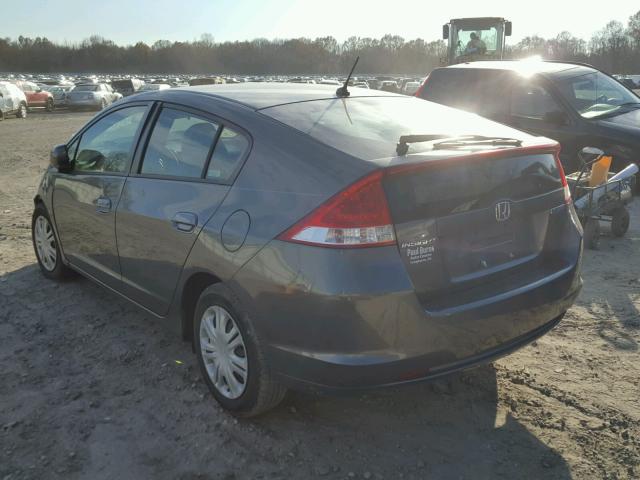 JHMZE2H58AS017623 - 2010 HONDA INSIGHT LX GRAY photo 3