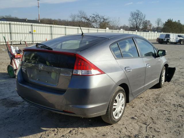 JHMZE2H58AS017623 - 2010 HONDA INSIGHT LX GRAY photo 4