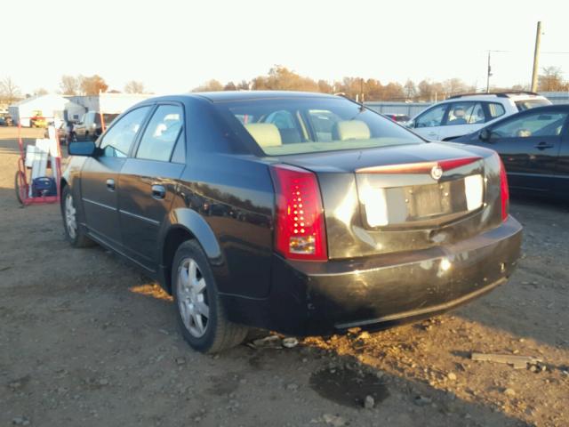 1G6DM577X40178061 - 2004 CADILLAC CTS BLACK photo 3