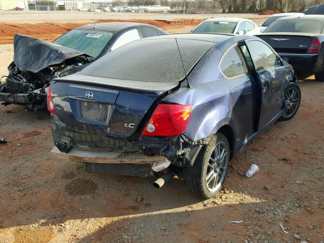 JTKDE167760129514 - 2006 TOYOTA SCION TC BLUE photo 4