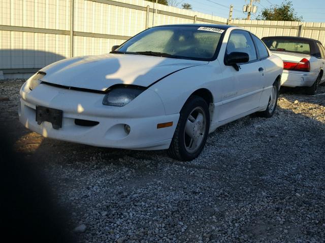 1G2JD12DXS7530263 - 1995 PONTIAC SUNFIRE GT WHITE photo 2