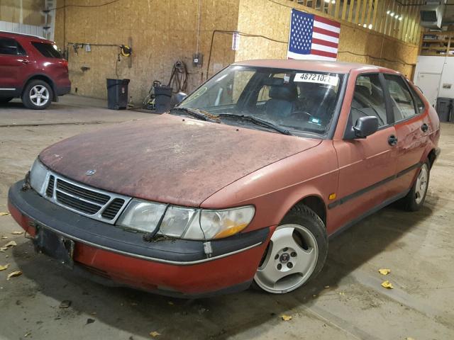 YS3DD58BXV2033231 - 1997 SAAB 900 S RED photo 2