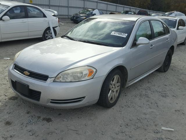 2G1WA5EK0A1127764 - 2010 CHEVROLET IMPALA LS SILVER photo 2