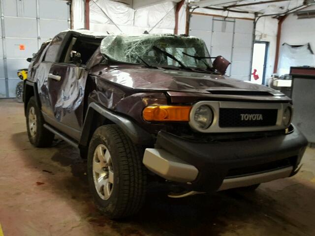 JTEBU11F270087606 - 2007 TOYOTA FJ CRUISER MAROON photo 1