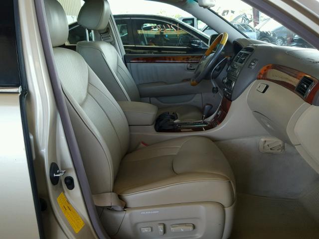 JTHBN30F530118368 - 2003 LEXUS LS 430 GOLD photo 5