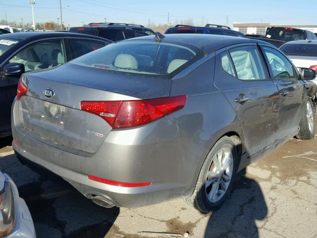 5XXGN4A79DG232121 - 2013 KIA OPTIMA EX SILVER photo 4