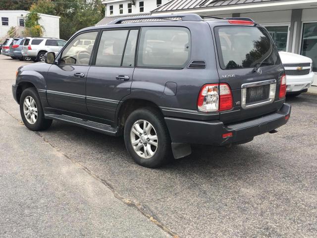 JTJHT00W633534375 - 2003 LEXUS LX 470 GRAY photo 2