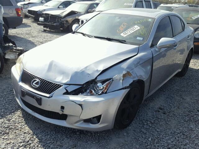 JTHBK262592089233 - 2009 LEXUS IS 250 SILVER photo 2