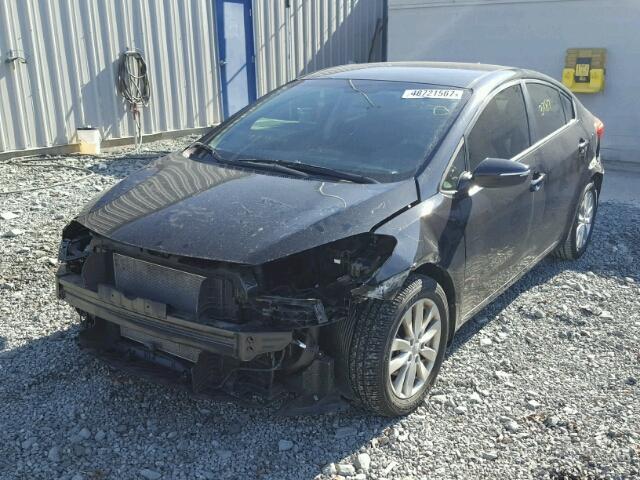 KNAFX4A64E5136218 - 2014 KIA FORTE LX BLACK photo 2