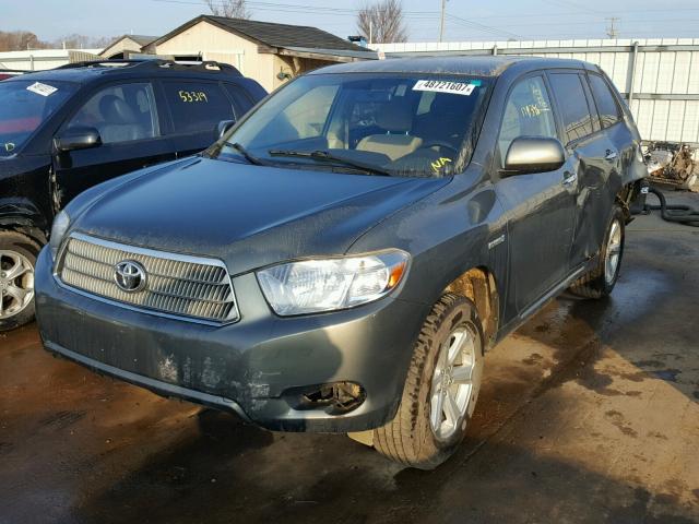 JTEEW41A882025484 - 2008 TOYOTA HIGHLANDER GREEN photo 2