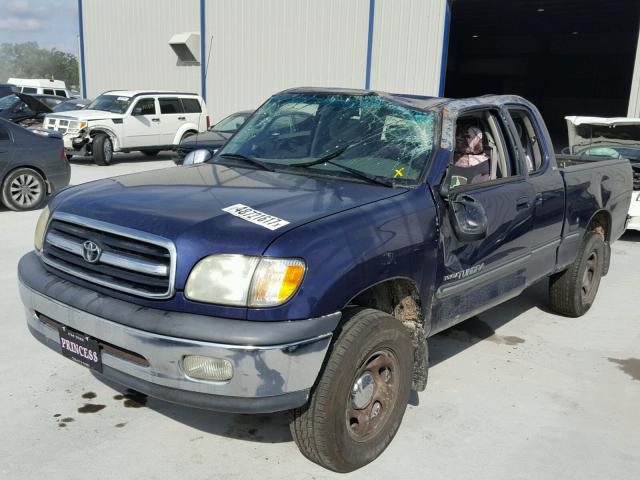 5TBRN34181S215775 - 2001 TOYOTA TUNDRA ACC BLUE photo 2