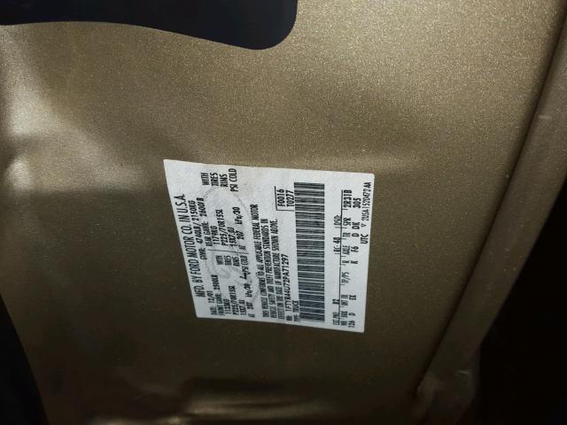 1FTYR44U72PA71297 - 2002 FORD RANGER SUP GOLD photo 10