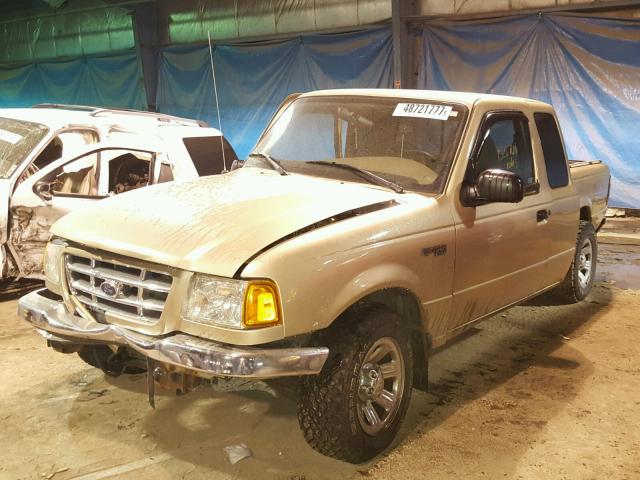 1FTYR44U72PA71297 - 2002 FORD RANGER SUP GOLD photo 2