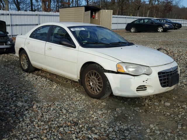 1C3EL46J65N672857 - 2005 CHRYSLER SEBRING WHITE photo 1