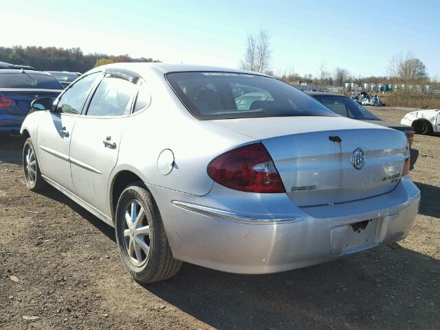 2G4WD532X51340322 - 2005 BUICK LACROSSE C SILVER photo 3