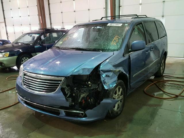2C4RC1BG8CR212637 - 2012 CHRYSLER TOWN & COU Mavi foto 2