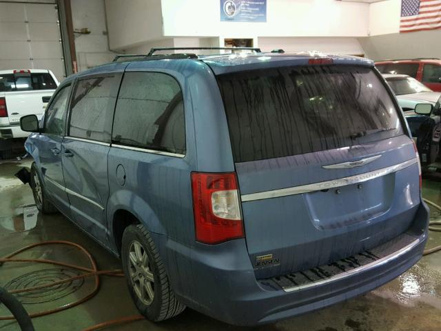 2C4RC1BG8CR212637 - 2012 CHRYSLER TOWN & COU Mavi foto 3