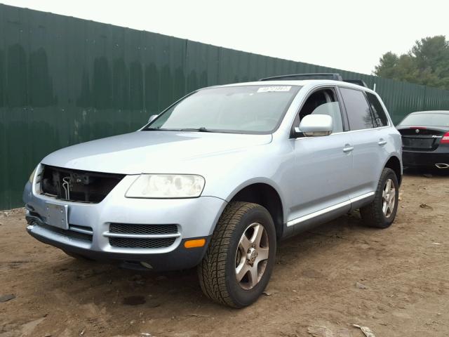 WVGZC67L54D001978 - 2004 VOLKSWAGEN TOUAREG 3. BLUE photo 2