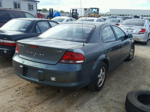 1C3EL46X43N548507 - 2003 CHRYSLER SEBRING LX GREEN photo 4