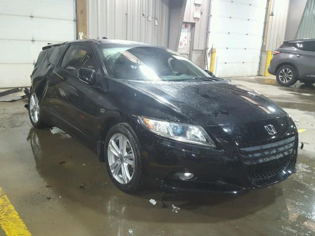 JHMZF1C65BS003493 - 2011 HONDA CR-Z EX BLACK photo 1