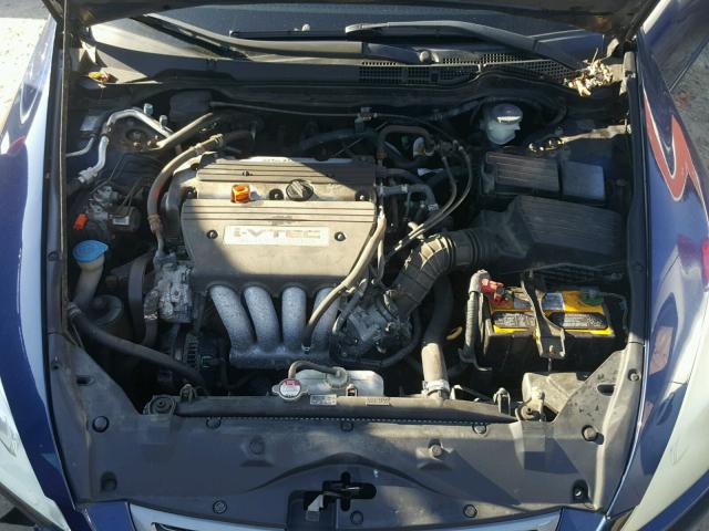 1HGCM56333A124893 - 2003 HONDA ACCORD LX BLUE photo 7