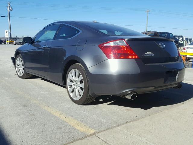 1HGCS22899A012369 - 2009 HONDA ACCORD EXL CHARCOAL photo 3