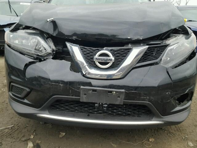 KNMAT2MV3FP515779 - 2015 NISSAN ROGUE S BLACK photo 7