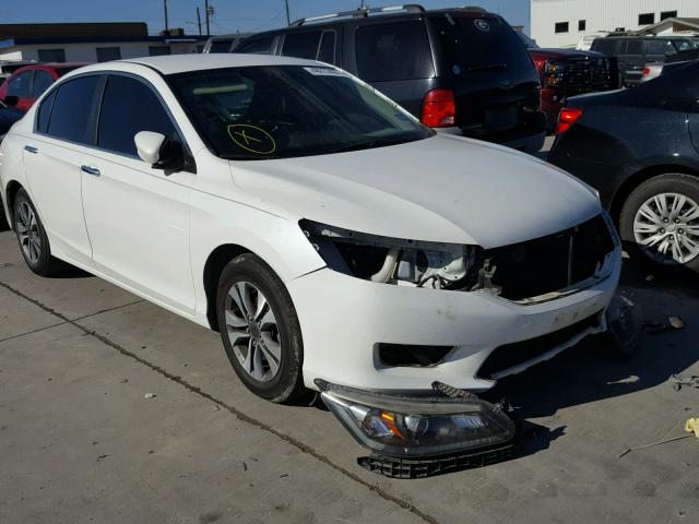 1HGCR2F39DA098205 - 2013 HONDA ACCORD LX WHITE photo 1