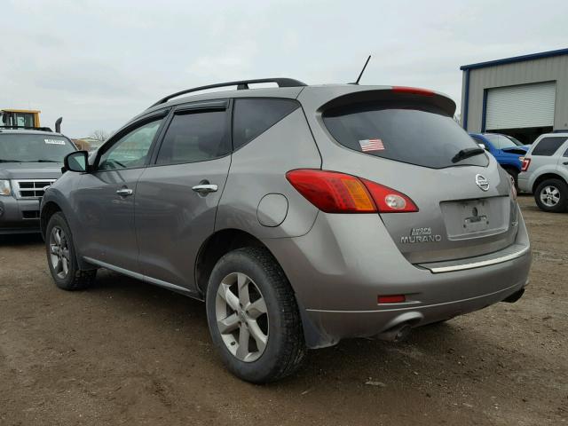 JN8AZ1MW3AW103477 - 2010 NISSAN MURANO S GRAY photo 3