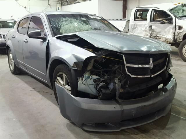 1B3LC56K58N253602 - 2008 DODGE AVENGER SX SILVER photo 1