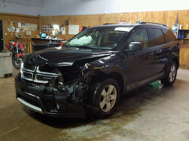 3C4PDDBG0CT209041 - 2012 DODGE JOURNEY SX BLACK photo 2