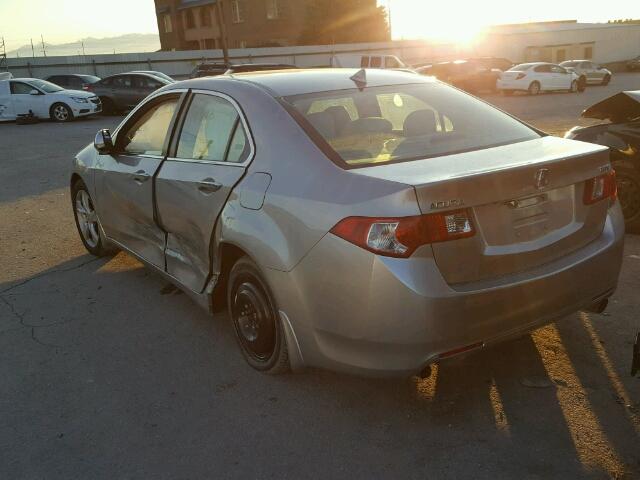 JH4CU26639C026949 - 2009 ACURA TSX SILVER photo 3