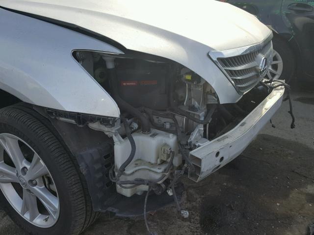 JTJGW31U582851529 - 2008 LEXUS RX 400H SILVER photo 9