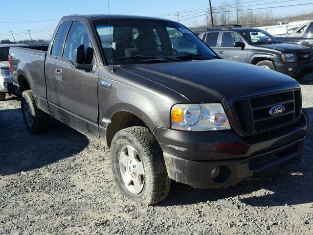 1FTRF14W36NA15095 - 2006 FORD F150 BLACK photo 1