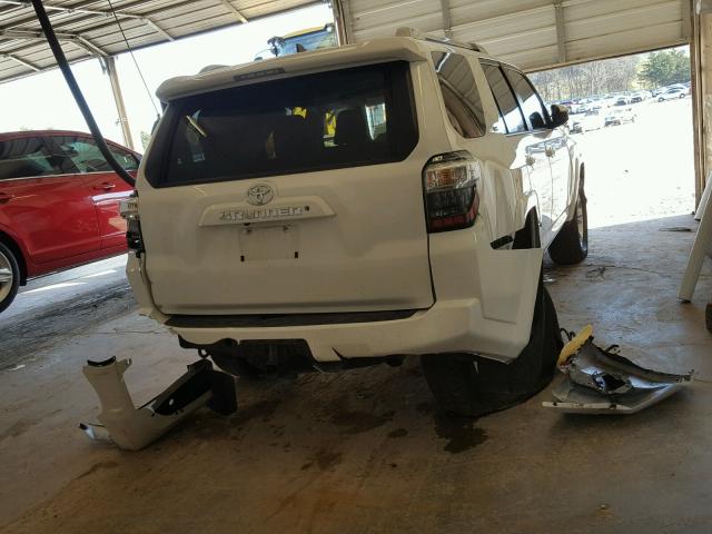 JTEBU5JR9G5376342 - 2016 TOYOTA 4RUNNER SR WHITE photo 4