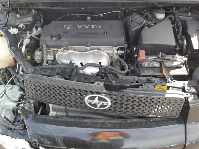 JTLKE50E291086880 - 2009 TOYOTA SCION XB BLACK photo 7