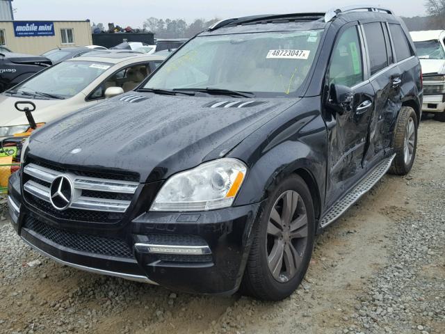 4JGBF7BE7CA762664 - 2012 MERCEDES-BENZ GL 450 4MA BLACK photo 2