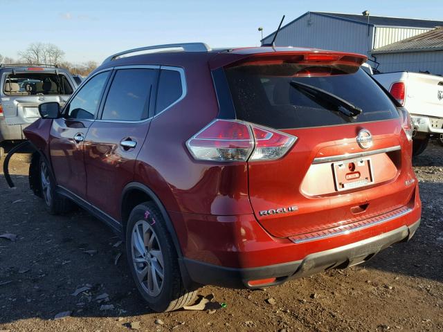 5N1AT2MV0FC813404 - 2015 NISSAN ROGUE S MAROON photo 3