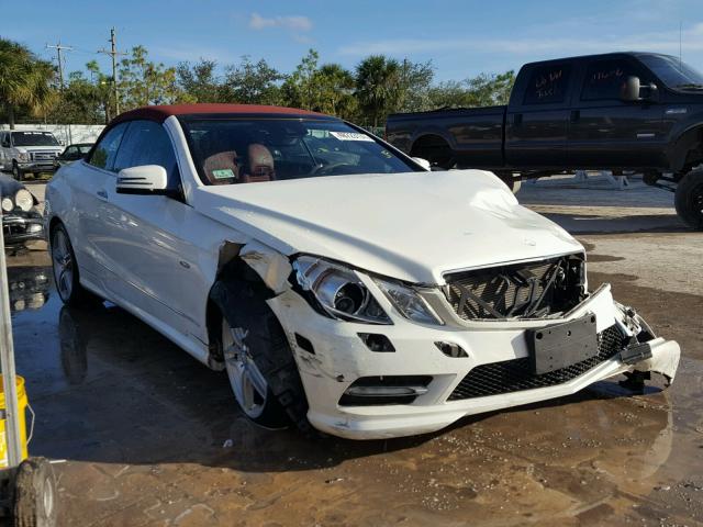 WDDKK7DF1CF153455 - 2012 MERCEDES-BENZ E 550 WHITE photo 1