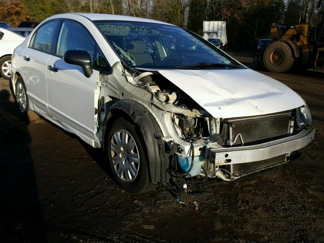 2HGFA16329H334619 - 2009 HONDA CIVIC VP WHITE photo 1