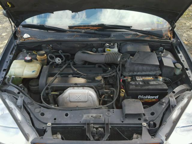 3FAFP31361R132459 - 2001 FORD FOCUS ZX3 BLUE photo 7