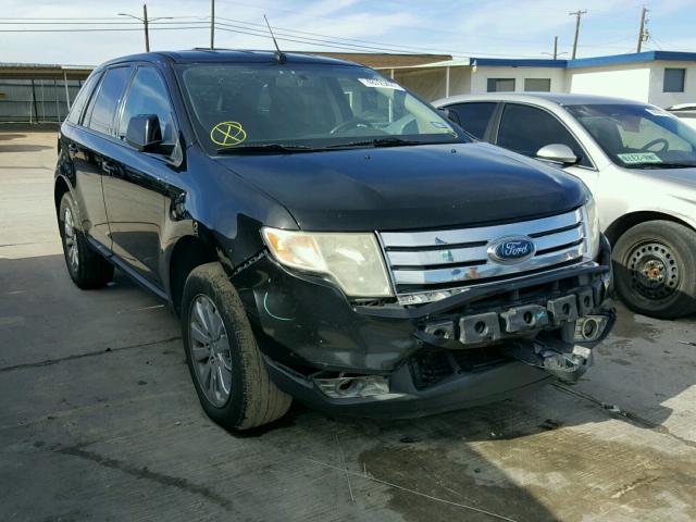 2FMDK48C17BB08133 - 2007 FORD EDGE SEL BLACK photo 1