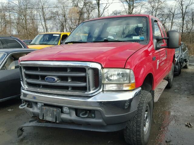 1FTNX21L63ED31677 - 2003 FORD F250 SUPER RED photo 2