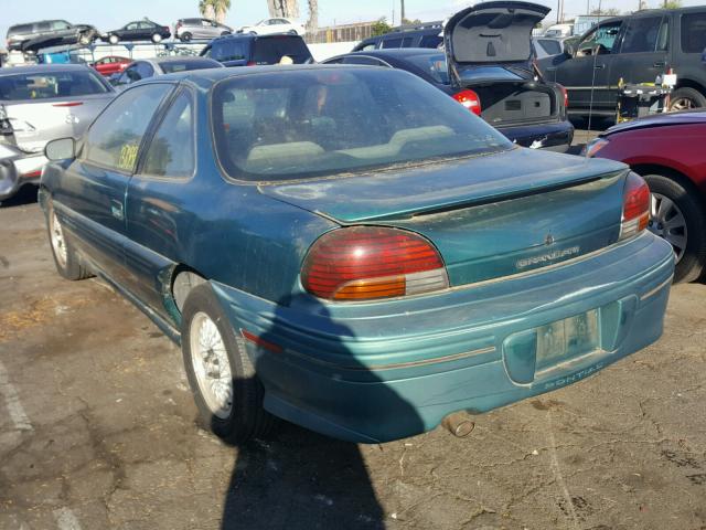 1G2NE12M7TM501773 - 1996 PONTIAC GRAND AM S მწვანე ფოტო 3