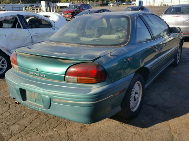1G2NE12M7TM501773 - 1996 PONTIAC GRAND AM S მწვანე ფოტო 4